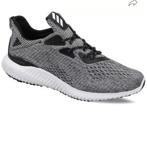 Adidas Alphabounce Shoes Athletic Running Training Gray White Men's US Size:7.5
